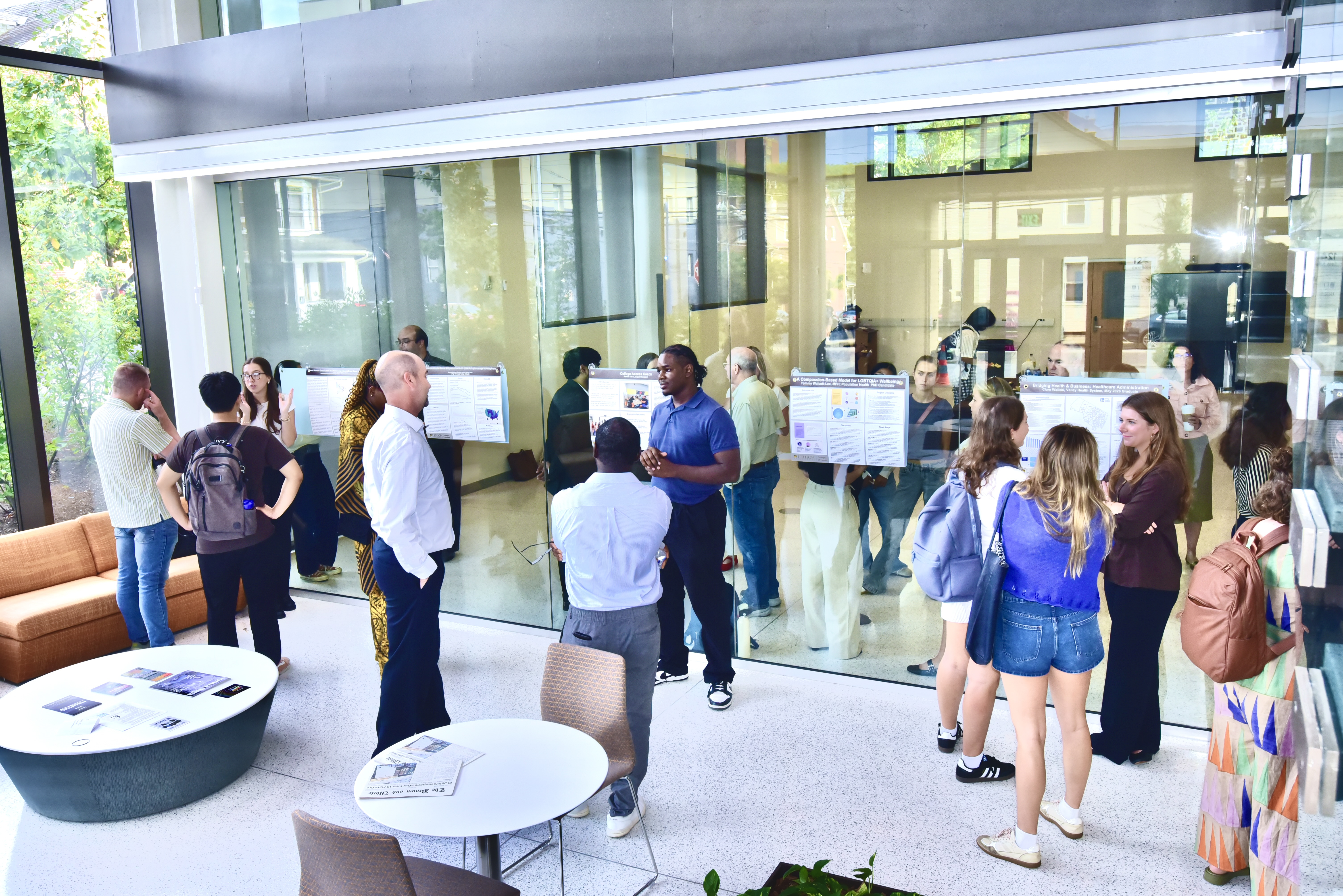 Students at the College of Health Experiential Learning and Research Symposium