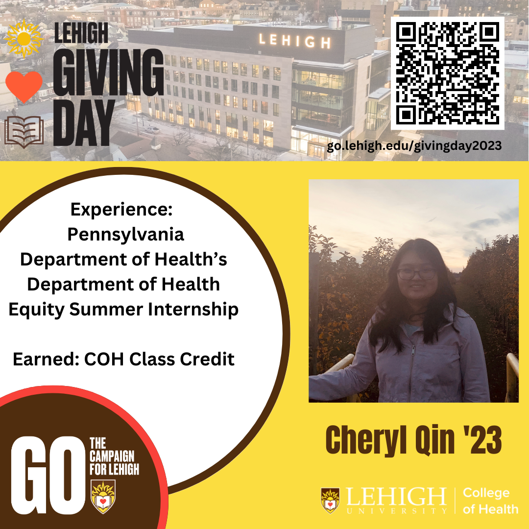 Image of_Cheryl Qin_Lehigh Giving Day 2023