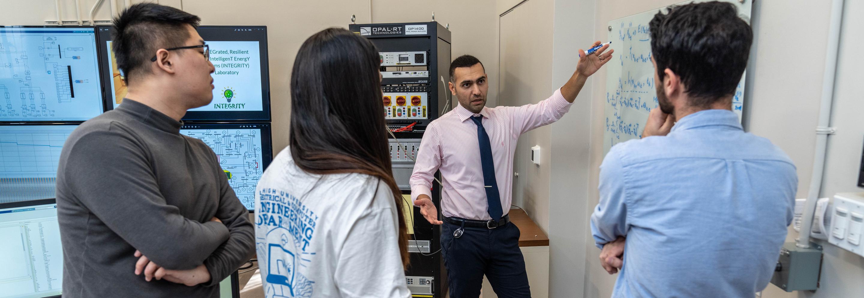 Students and Faculty in Research Lab